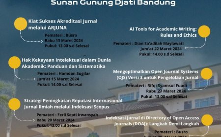 [13-29 maret 2024] Ngaji (Ngabuburit Jurnal dan Publikasi) Rumah Jurnal UIN Sunan Gunung Djati Bandung