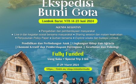 [Daftar 17 s.d 29 Maret 2024] EKSPEDISI BUMI GORA