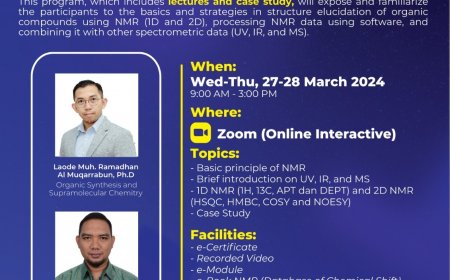 [27-28 March 2024 ] Pelatihan NMR Series ke 10
