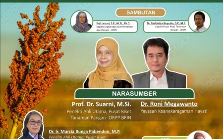 [ 2 April 2024 ] Webinar Potensi Pengembangan Produk Berbasis Sorgum Mendukung Diversifikasi Pangan dan Pengembangan Sorgum Berbasis Masyarakat di Wilayah Flores