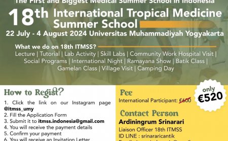[22 July-4 August 2024] 18TH INTERNATIONAL TROPICAL MEDICINE SUMMER SCHOOL