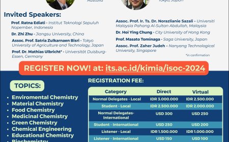 [Abstract Deadline 30 April 2024]  The 6th International Seminar on Chemistry (6th ISoC 2024)