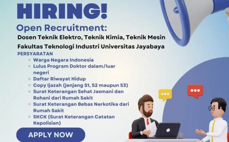 [Deadline 30 April 2024] Lowongan Dosen Fakultas Teknologi Industri Universitas Jayabaya