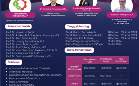 [18 Mei 2024] SEMINAR NASIONAL KIMIA 2024