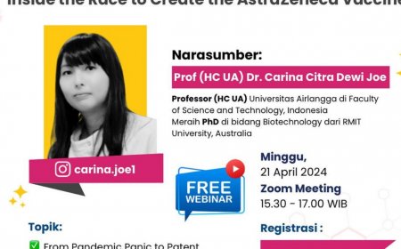 [21 April 2024] Webinar From Lab to Lifeline : Inside the Race to Create the AstraZeneca Vaccine