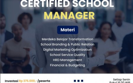 [06 Mei 2024] CERTIFIED SCHOOL MANAGER