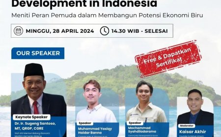 [28 April 2024] Webinar National Webinar on Blue Economy Development in Indonesia