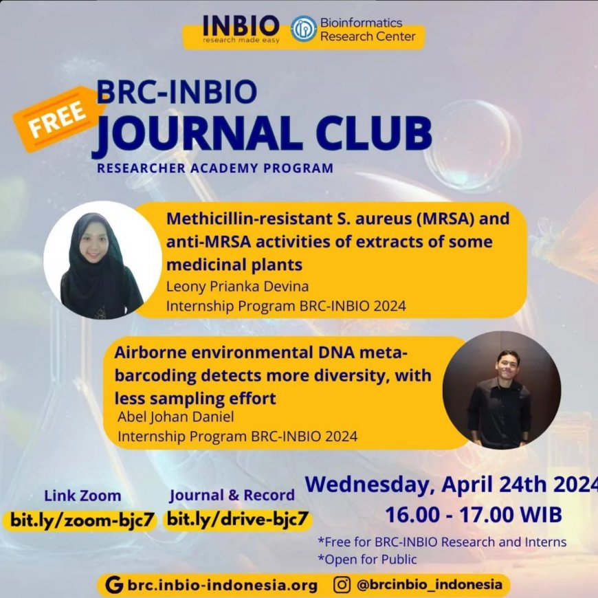 [24 April 2024] Journal Club  BRC-INBIO