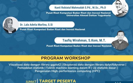 [17, 21, 22 Mei 2024] Bahasa Pemograman R Dasar Untuk Penelitian Biomedis & Pengenalan High-Performance Computing