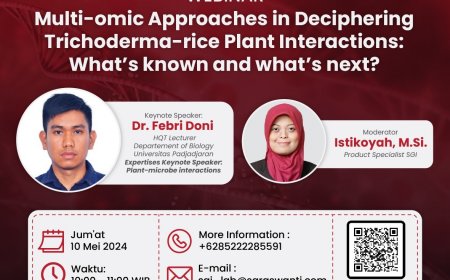 [10 Mei 2024] Webinar Multi-omic Approaches in Deciphering Trichoderma-rice Plant Interactions