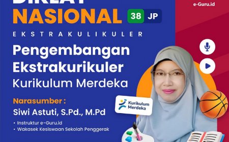 [ 27 - 30 Mei 2024 ] DIKLAT NASIONAL 38JP: PENGEMBANGAN EKSTRAKURIKULER KURIKULUM MERDEKA
