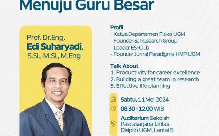 [11 Mei 2024] Talkshow Manajemen Produktivitas: Peta Jalan Pascasarjana menuju Guru Besar