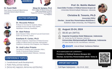 [23-24 August 2024] International Conference on Sustainable and Democratic Governance (ICOSDEG) 2024