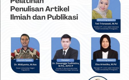 [ 01 Juni 2024 ] Pelatihan Penulisan Artikel dan Publikasi