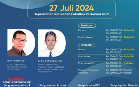 [27 Juli 2024]  Seminar Nasional Tahunan XXI Hasil Penelitian Perikanan dan Kelautan Tahun 2024