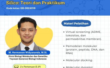 [1-2 Juni 2024] Pelatihan  Desain Obat dengan Perspektif Structure-Based Drug Design Menggunakan Pendekatan In-Silico