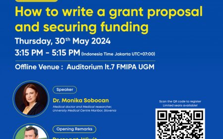 [Webinar | 30 Mei 2024] How to write a grant proposal and secure funding