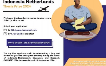 [Deadline 1 July 2024] the Indonesia Netherlands thesis prize 2024
