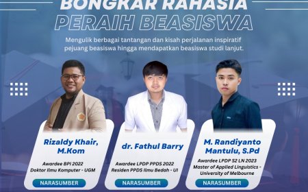[8 Juni 2024] WEBINAR PERSIAPAN BEASISWA LDPD & BPI 2024