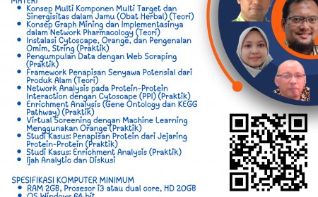 [25 - 26 Juni 2024] Workshop Network Pharmacology 2024