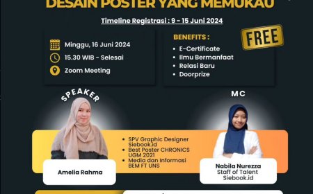 [ 16 Juni 2024 ] Pelatihan Design Canva : Transformasi Ide Menjadi Desain Poster yang Memukau