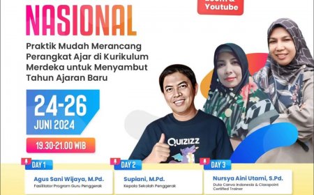 [ 24-26 Juni 2024] Diklat  Praktik Mudah Merancang Perangkat Ajar di Kurikulum Merdeka