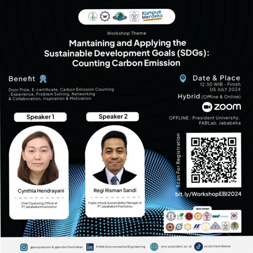 [05 July 2024] Workshop Maintaining and Applying the Sustainable Development Goals (SDGs) : Counting Carbon Emission