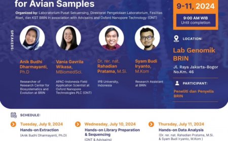 [ 9-11 Juli 2024 ] Worskhop Optimizing Nanopore Sequencing for Avian Samples