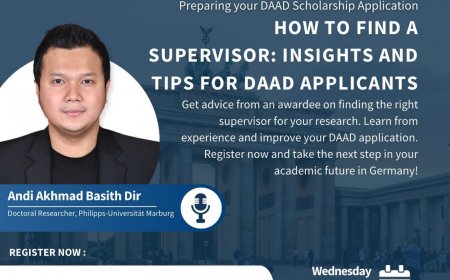 [17 Juli 2024] Webinar How to Find a Supervisor: Insights and Tips for DAAD Applicants