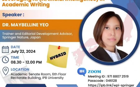 [July 22, 2024] Workshop Leveraging AI (Artificial Intelligence) in Academic Writing