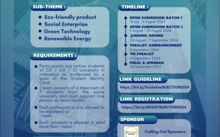 [ 16 July -  23 August 2024 ] Business Plan Competition Innovative Approaches to Sustainability
