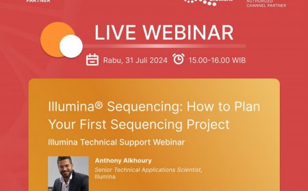 [31 Juli 2024] Webinar Illumina®️ Sequencing: How to Plan Your First Sequencing Project