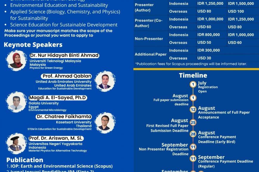 Issee [Conference | 19 - 20 September 2024 | Universitas Negeri Yogyakarta ...