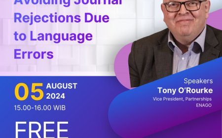 [05 Agustus 2024] Masterclass on Avoiding Journal Rejections Due to Language Errors
