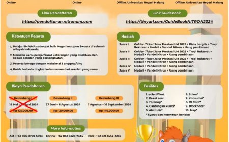 [7 Agustus - 16 September 2024] National Chemistry Oxygen Competition 2024