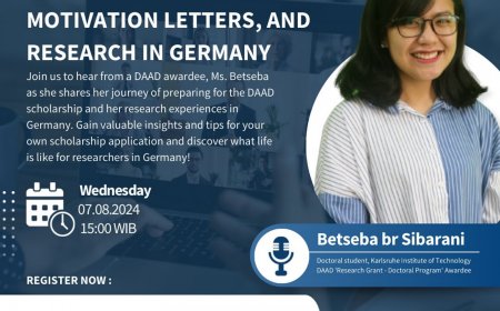 [07 Agustus 2024] Webinar Tips on Proposals, Motivation Letters, and Research in Germany