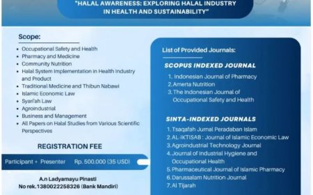 [27 Oct 2024] The 3rd International Conference-Halal Awareness : Exploring Halal Industry In Health And Sustainability