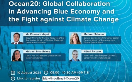 [ 19 Agustus 2024 ] Ocean Dialogue: Global Collaboration for a Sustainable Blue Economy and Climate Action