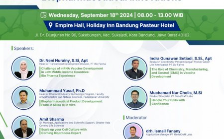 [18 September 2024] Free Seminar Transformative Bioprocessing and Cell Culture Solutions for Vaccine and Biopharmaceutical Innovations