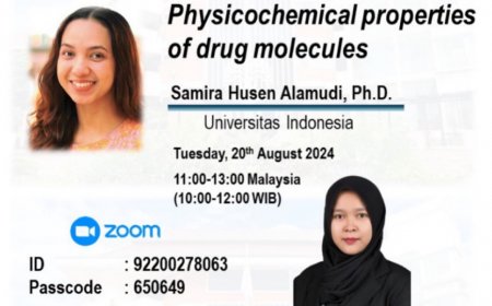 [20th August 2024] Free Virtual Course Physicochemical properties of drug molecules