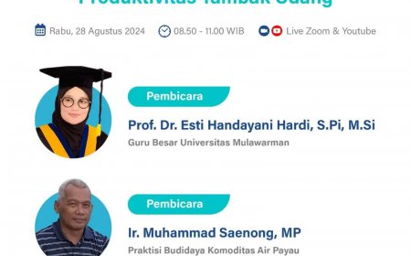 [28 Agustus 2024] Free Webinar Silvofishery untuk Memperbaiki Produktivitas Tambak Udang