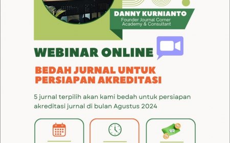 [26 Agustus 2024] Webinar Bedah Jurnal untuk Persiapan Akreditasi