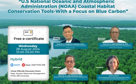 [ August 28, 2024 ] General Lecture U.S. National Oceanic and Atmospheric Administration (NOAA) Coastal Habitat Conservation Tools-with A Focus on Blue Carbon