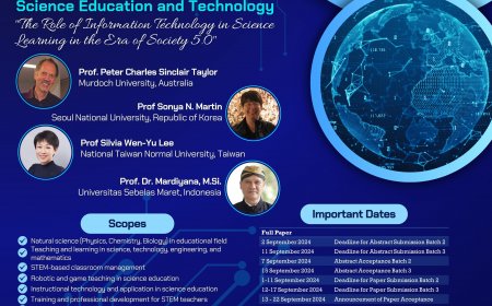 [ 5 October 2024 ] The 6th International Conference on Science Education and Technology (ICOSETH 2024)