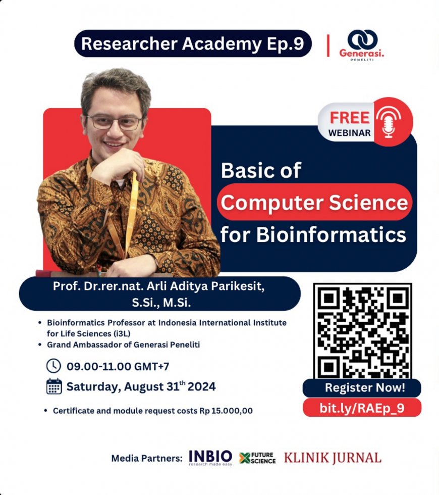 [31 Agustus 2024] Webinar Basic of Computer Science for Bioinformatics