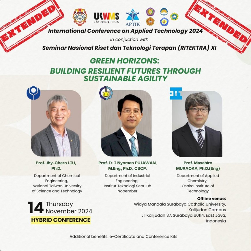 [14 November 2024]  International Conference on Applied Technology (ICAT) 2024