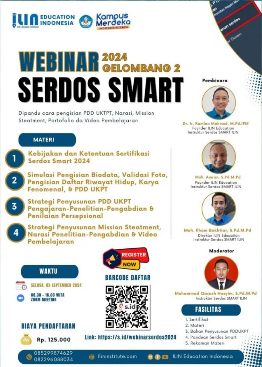 [ 03 September 2024 ] Webinar Serdos SMART 2024 Part II