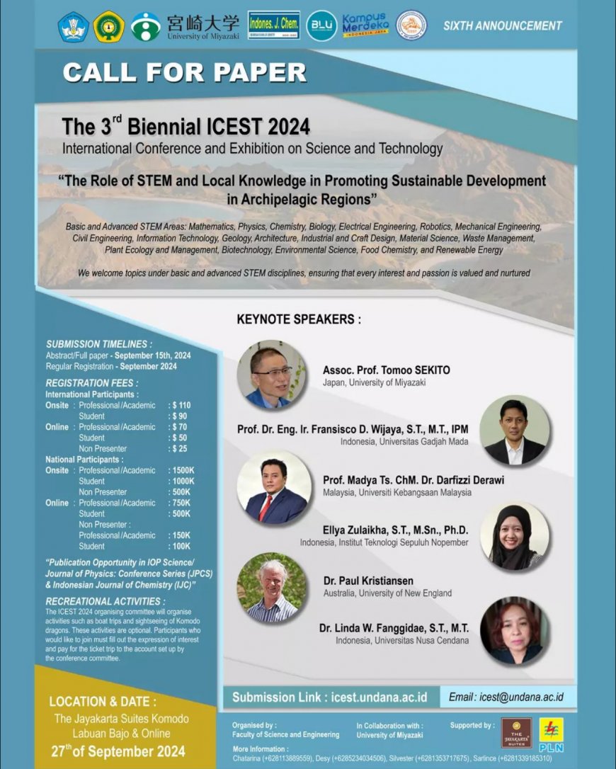 [27th of September 2024] International Conference and Exhibition on Science and Technology 2024