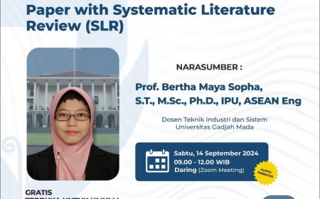 [ 14 September 2024 ] Webinar How to Write and Publish Research Paper with Systematic Literature Review (SLR)