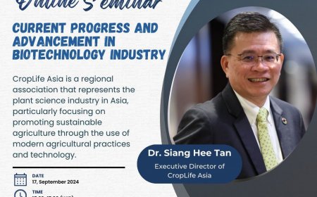 [17 September 2024] General Lecture Current Progress and Advancement in the Biotechnology Industry